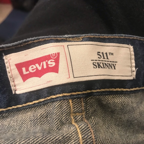 LEVI’S 511 Boys Skinny Jeans Size 16 - Picture 3 of 4